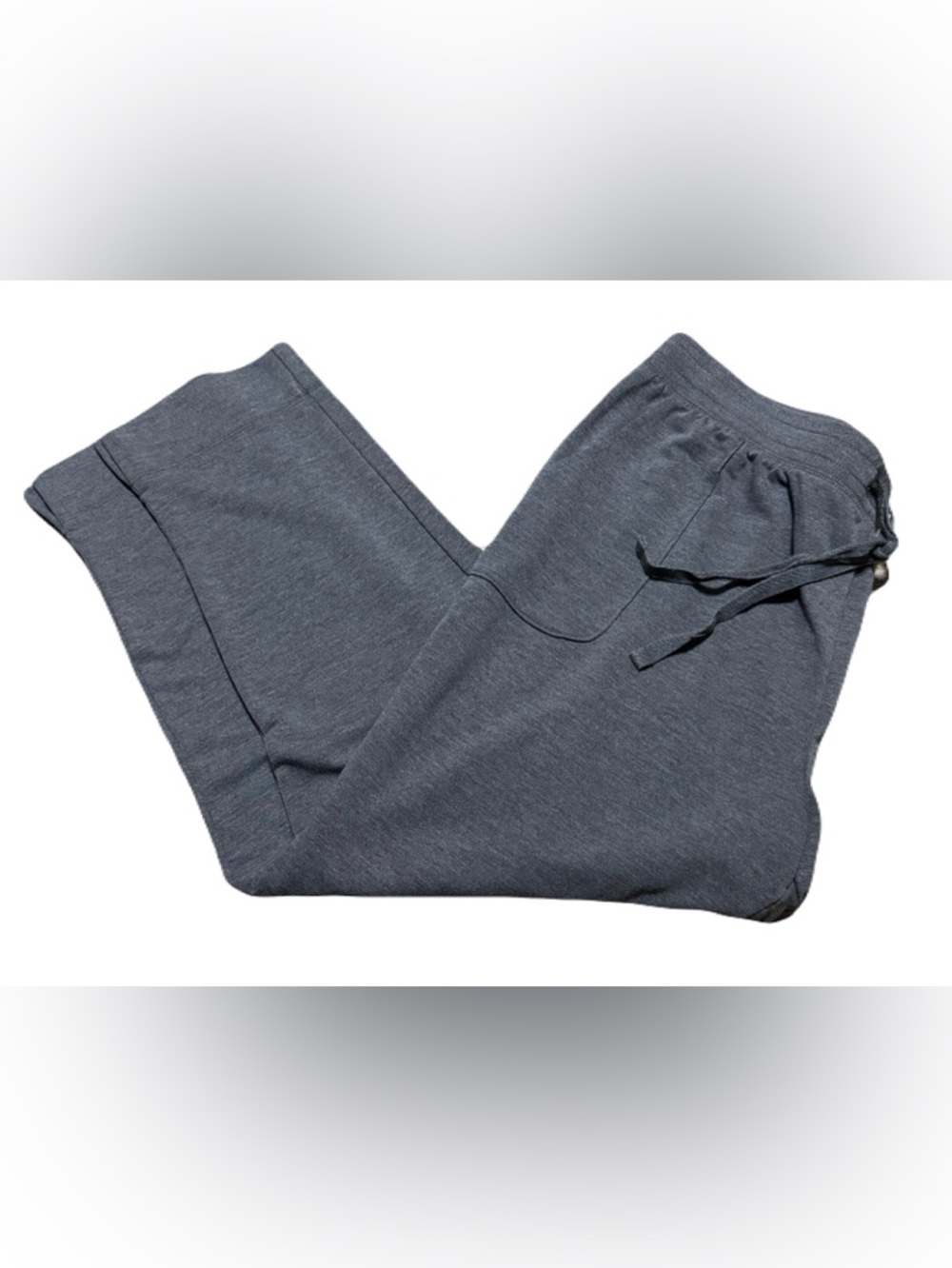 Sonoma Charcoal Gray Knit Jogger Pants - Drawstring Waist Women Size XL